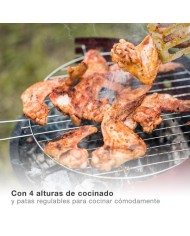 BARBACOA GSC REDONDA ACERO INOXIDABLE 46X71CMS