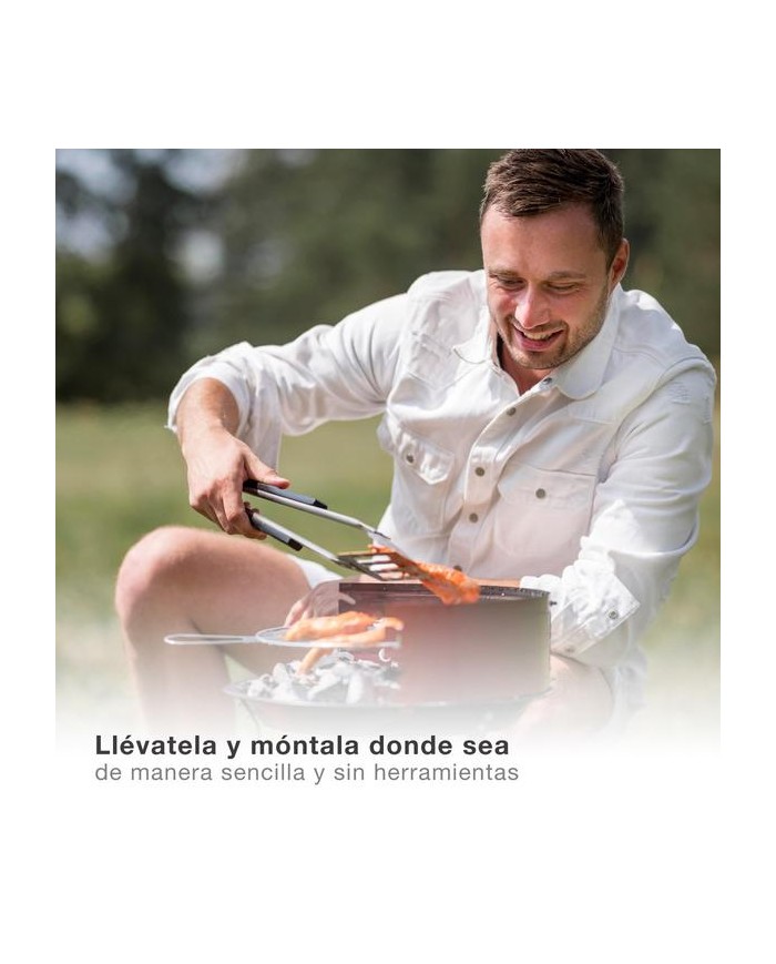 BARBACOA GSC REDONDA ACERO INOXIDABLE 46X71CMS
