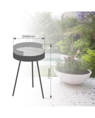 BARBACOA GSC REDONDA ACERO INOXIDABLE 46X71CMS