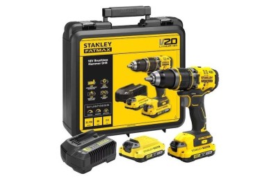 TALADRO PERCUTOR STANLEY 18 V. 2 BATERIAS Y MALETIN