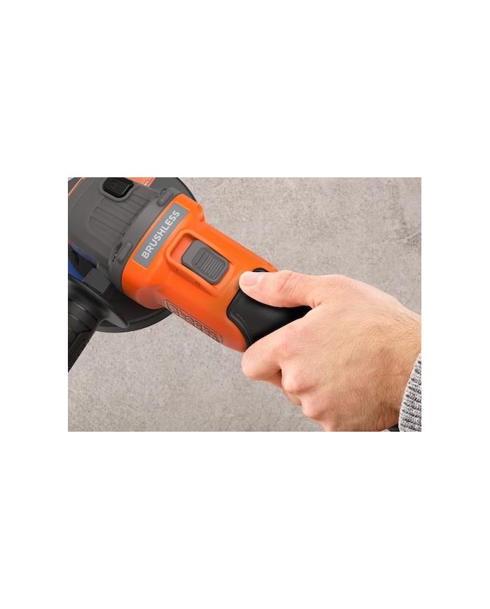 AMOLADORA 115MM. 18V. BATERIA+CARGADOR 4AH. B&D