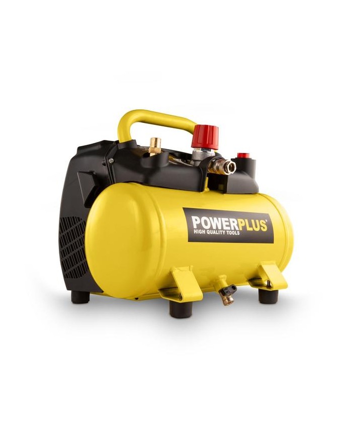 COMPRESOR 1100W.  6L. SIN ACEITE POWERPLUS
