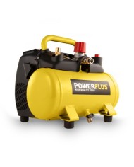 COMPRESOR 1100W. 24L. SIN ACEITE POWERPLUS