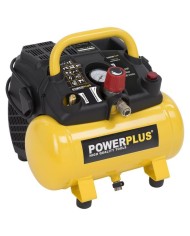 COMPRESOR 1100W.  6L. SIN ACEITE POWERPLUS