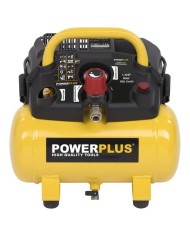 COMPRESOR 1100W.  6L. SIN ACEITE POWERPLUS