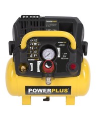 COMPRESOR 1100W.  6L. SIN ACEITE POWERPLUS