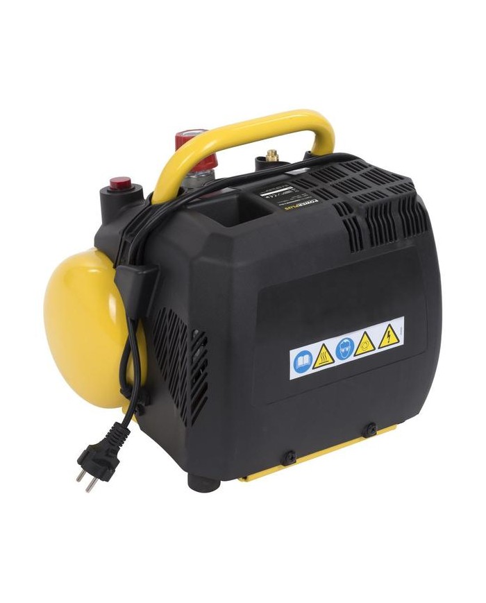 COMPRESOR 1100W.  6L. SIN ACEITE POWERPLUS