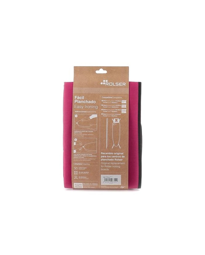 FUNDA MESA PLANCHA 140X55 CMS. COTO-FUCSIA ROLSER