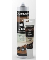 SILICONA BAÑO/COCINA 280ML. BLANCA QUIADSA