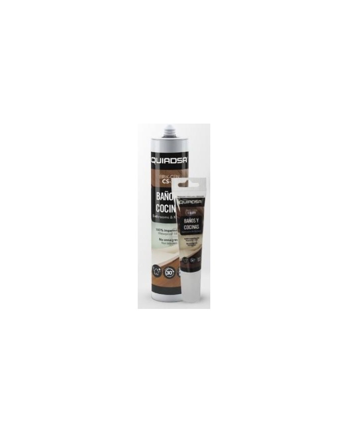 SILICONA ACIDA TUBO 85ML. BLANCA QUIADSA