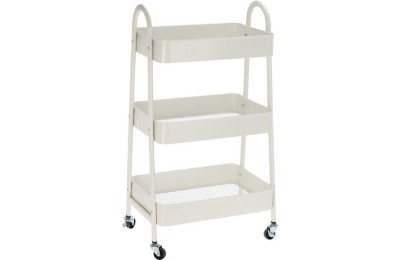 CARRITO COCINA STORAGE BLANCO 44X32X80CM