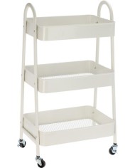 CARRITO COCINA STORAGE BLANCO 44X32X80CM