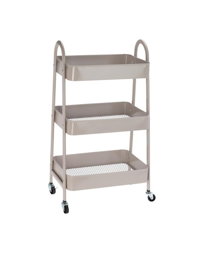 CARRITO COCINA STORAGE GRIS 44X32X80CMS