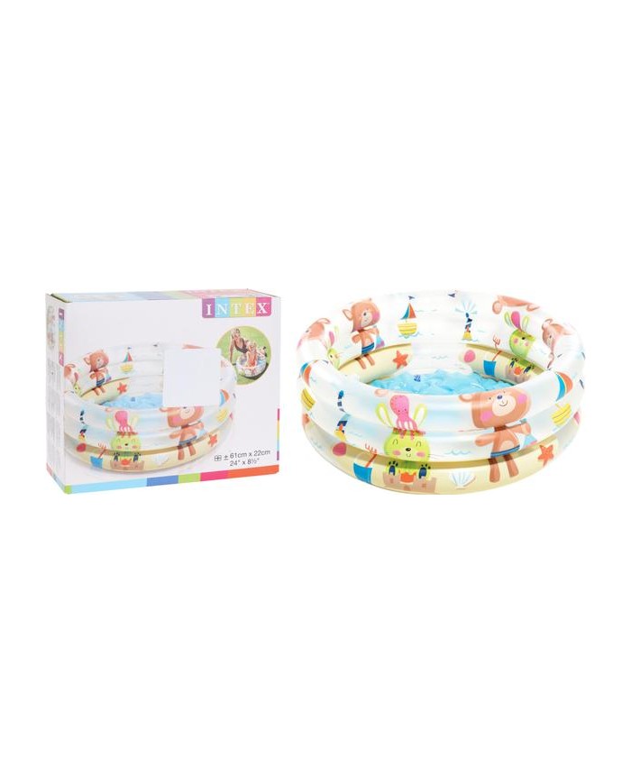 PISCINA INTEX REDONDA HINCHABLE 61X22 CMS.