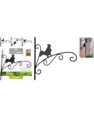COLGADOR PLANTAS PROGARDEN FORJA NEGRO