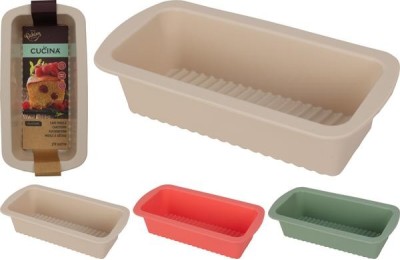 MOLDE RECTANGULAR SILICONA 27X14 CMS. LA CUCINA