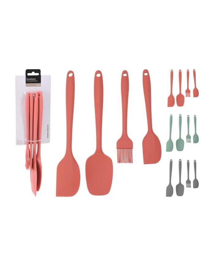 UTENSILIOS DE COCINA EH SILICONA 4 PZAS.