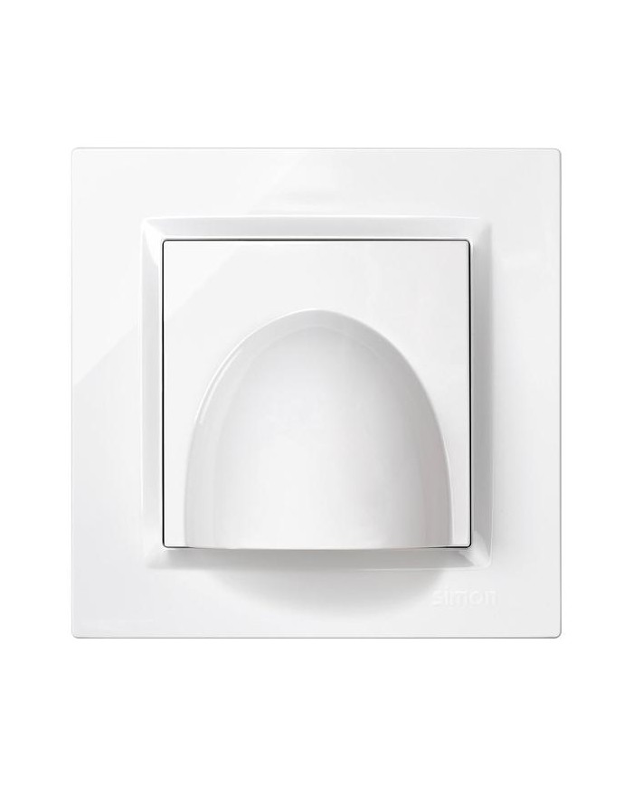 SALIDA CABLE SIMON 10 BLANCO 8'4X8'4X4'5CM.