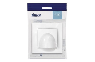 SALIDA CABLE SIMON 10 BLANCO 8'4X8'4X4'5CM.