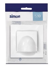 SALIDA CABLE SIMON 10 BLANCO 8'4X8'4X4'5CM.