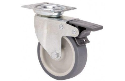 RUEDA GIRATORIA TW0239 401-080-3 CON PLACA Y FRENO