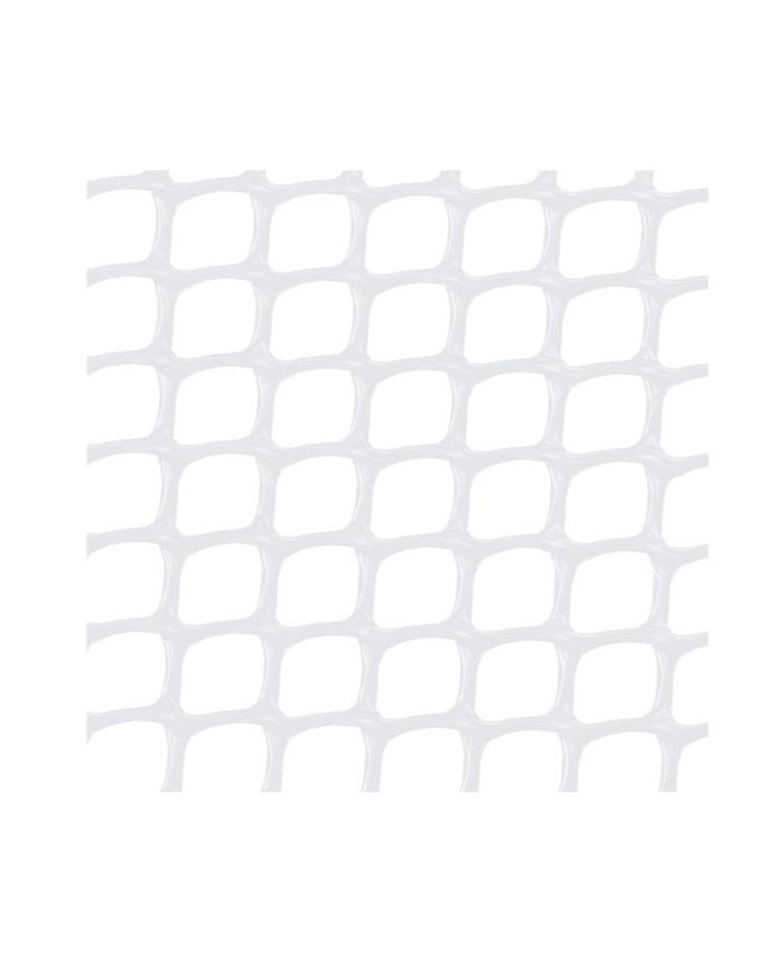 MALLA PLASTICO BLANCA 9X9 GUMHA ROLLO 25MTS.