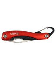 NAVAJA YATO PROFESIONAL CON MOSQUETON 75MM.