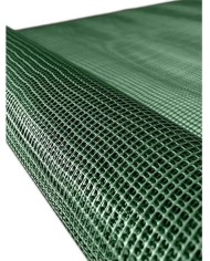 MALLA PLASTICO VERDE 5X5 GUMHA ROLLO 25MTS.